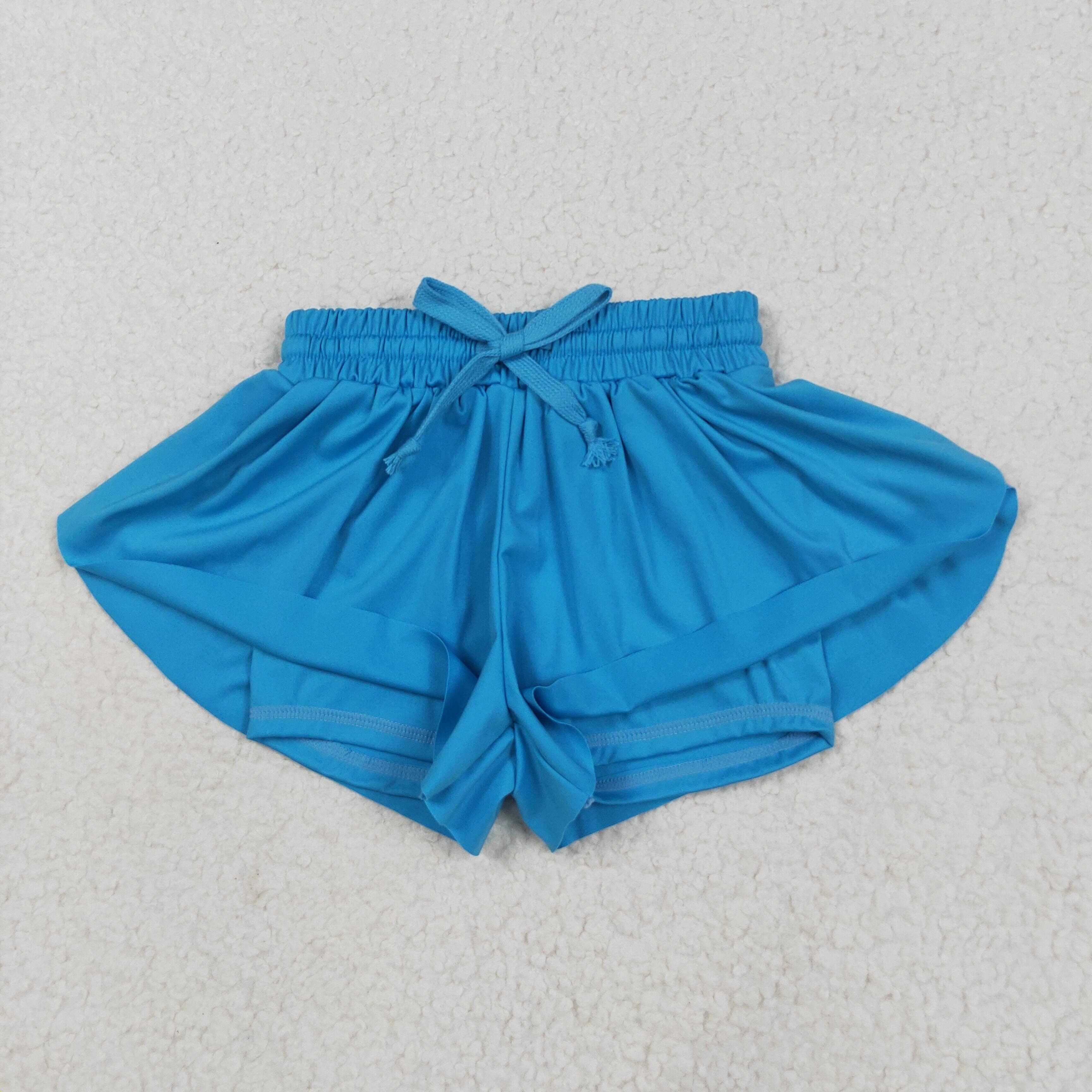 Sibling Baby Girls Colorful Skort Yoga Shorts Bottoms: Red / 2T