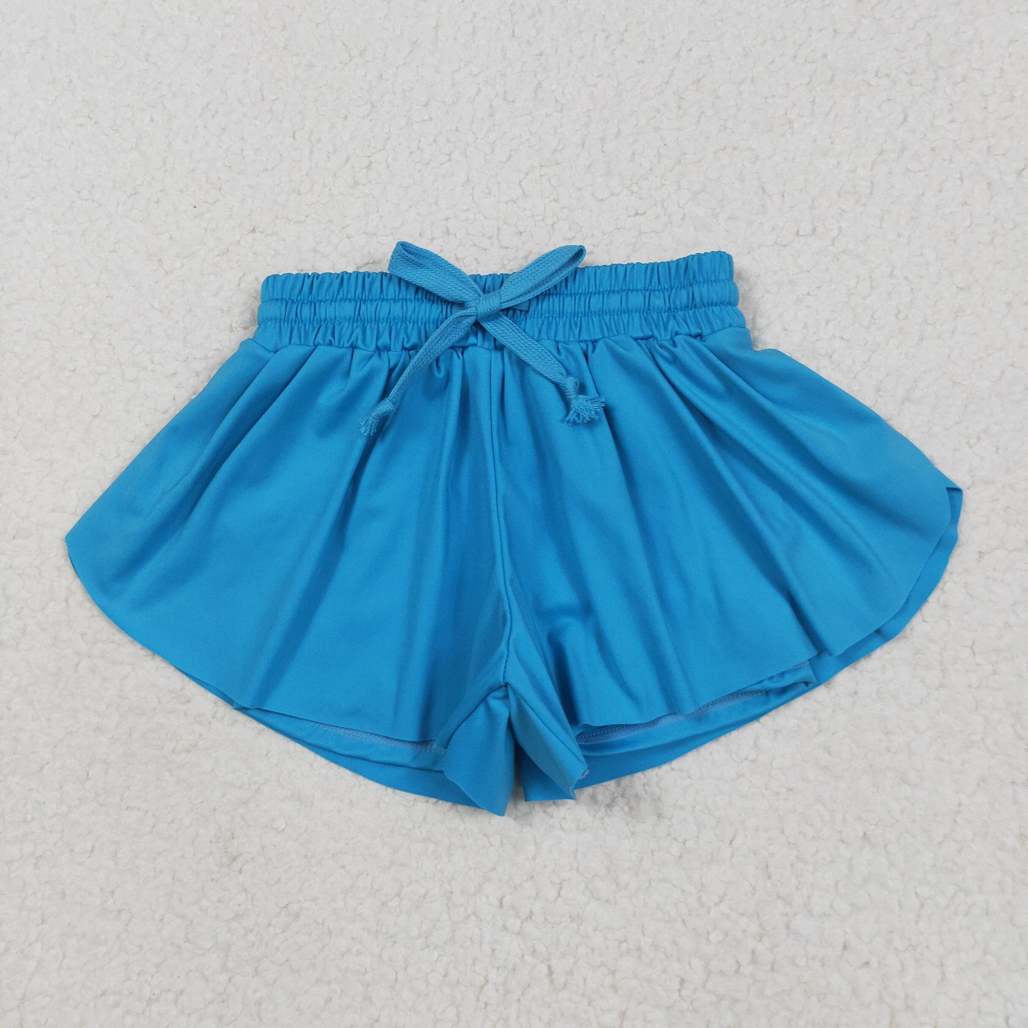 Sibling Baby Girls Colorful Skort Yoga Shorts Bottoms: Red / 2T
