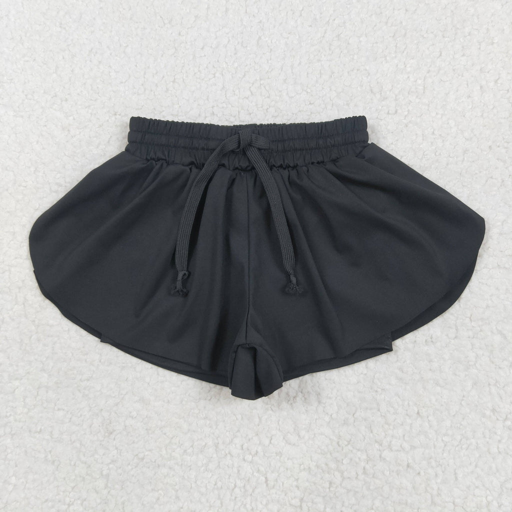 Sibling Baby Girls Colorful Skort Yoga Shorts Bottoms: Red / 2T