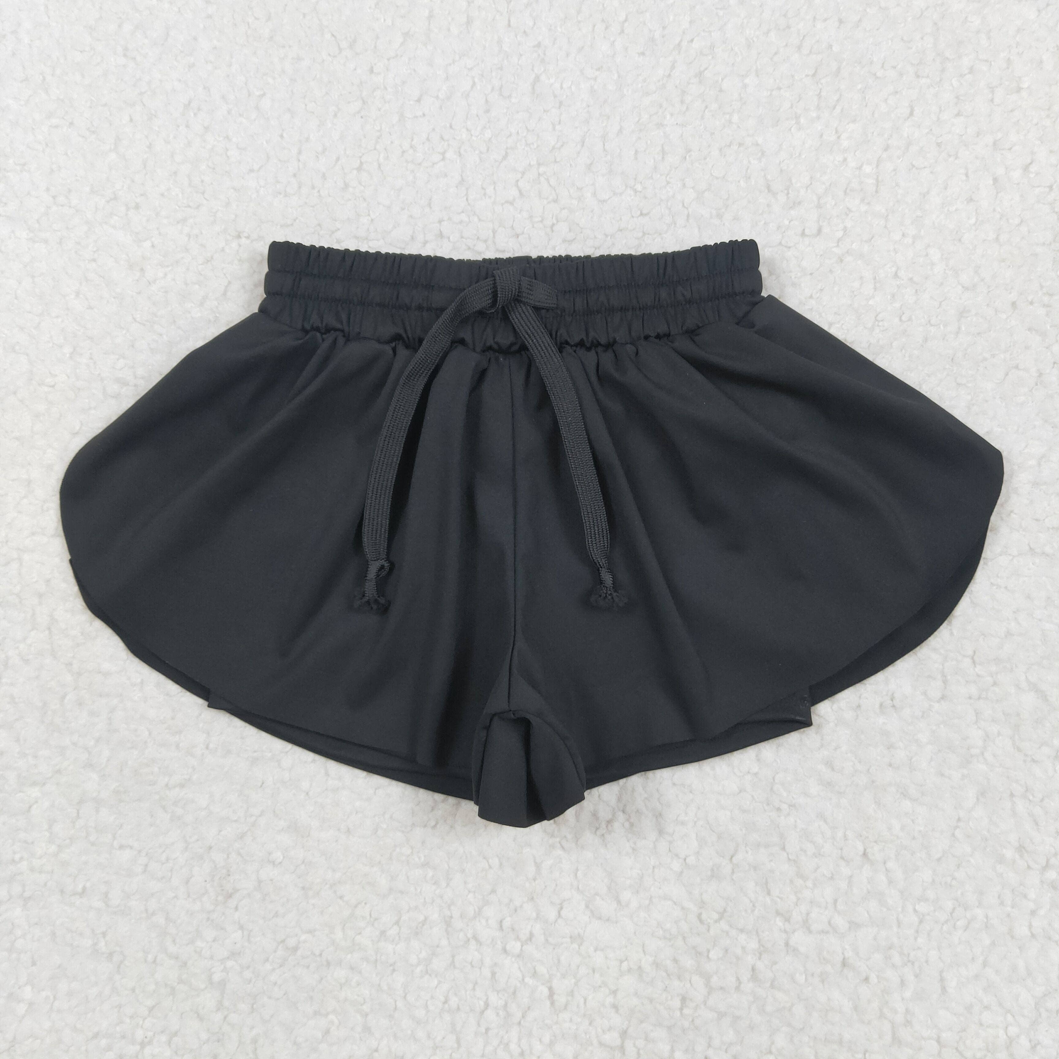 Sibling Baby Girls Colorful Skort Yoga Shorts Bottoms: Red / 2T
